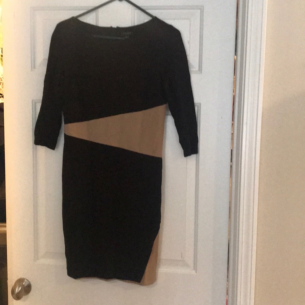 Sheath dress with sexy slit on the side